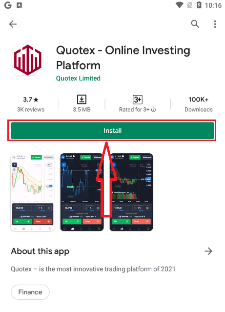 Como baixar e instalar o aplicativo Quotex para celular (Android)
